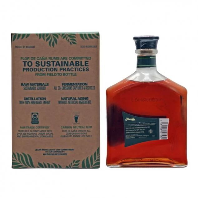 Flor de Cana Rum Eco 15 Jahre 0,7 L 40% vol